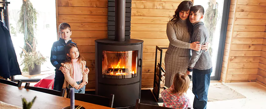 Morso Cast Iron Fireplace Insert Installation in Westland, Michigan