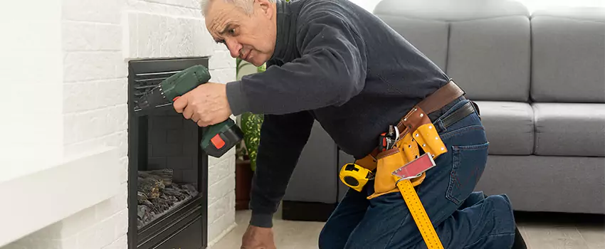 New Indoor Fireplace Installation in Westland, Michigan