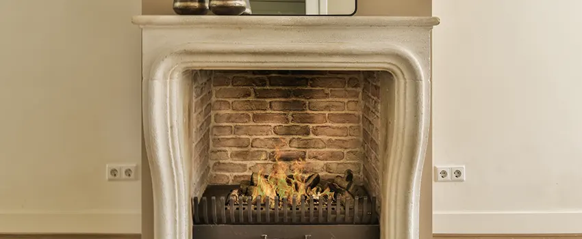 Vintage-style Fireplace Redesign in Westland, Michigan