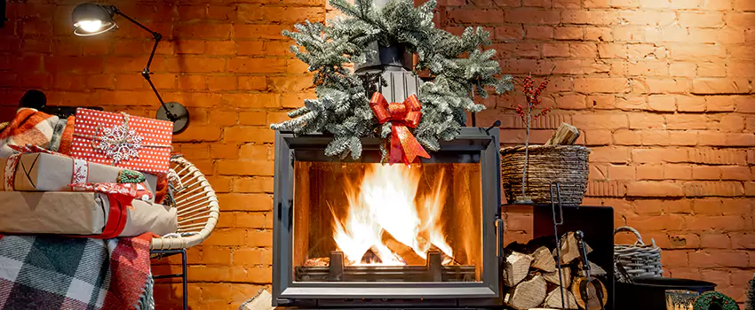 Travis Industries Linear Gas Fireplace Installation in Westland, Michigan
