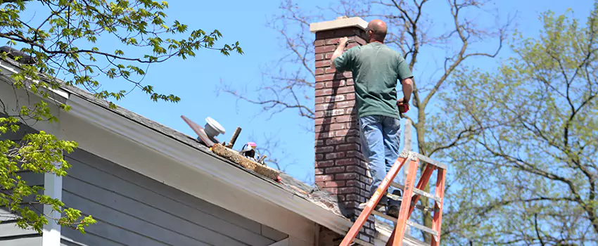 Vinyl and PVC Chimney Flashing Installation in Westland, MI